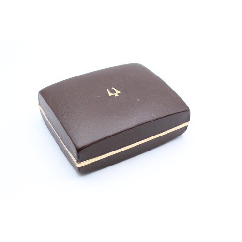 86 - Vintage Gents Quality Gold Tone BULOVA ACCUTRON WRISTWATCH Quartz WORKING Boxed