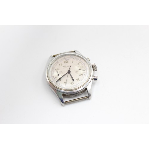 92 - Vintage Gents PRECISTA Chronograph WRISTWATCH HEAD Hand-Wind