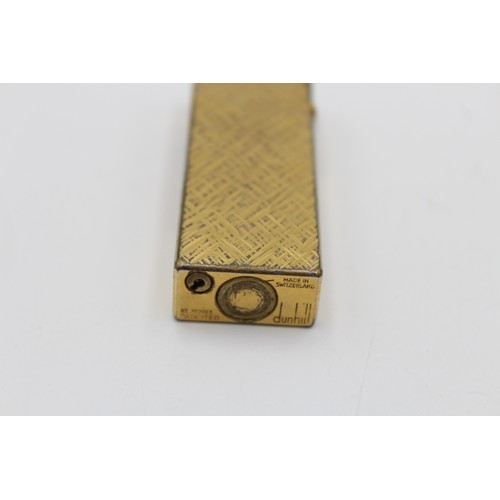 101 - Vintage DUNHILL Gold Plate Rolagas Cigarette LIGHTER (76g)