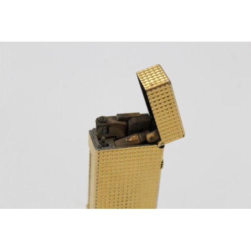 113 - Vintage DUNHILL Gold Plate Rolagas Cigarette LIGHTER (76g)