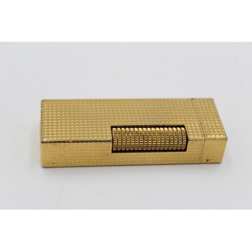 113 - Vintage DUNHILL Gold Plate Rolagas Cigarette LIGHTER (76g)
