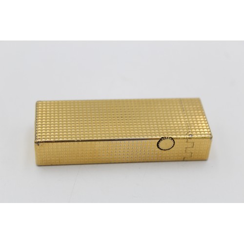 113 - Vintage DUNHILL Gold Plate Rolagas Cigarette LIGHTER (76g)