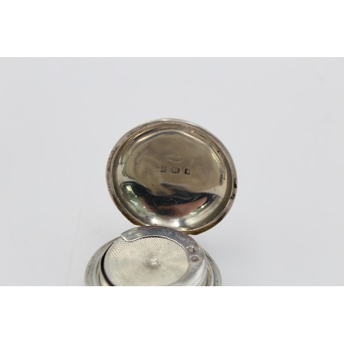 115 - Antique Hallmarked 1906 Birmingham STERLING SILVER Plain Sovereign Case (16g)