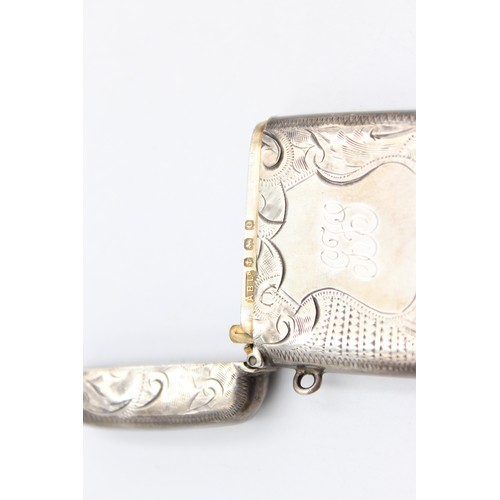 119 - Vintage Hallmarked 1938 Birmingham STERLING SILVER Vesta / Match Case (31g)