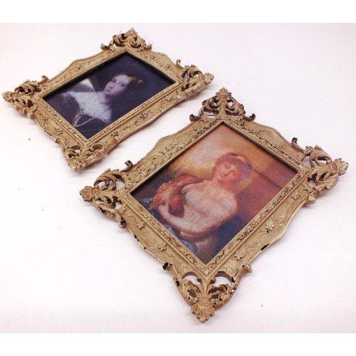 370 - PAIR OF MINIATURE PORTRAITS