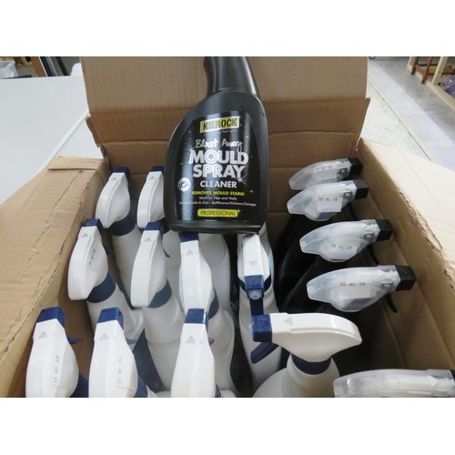 501 - BAR KEEPERS AND KILROCK ASSORTED CLEANING SPRAYS