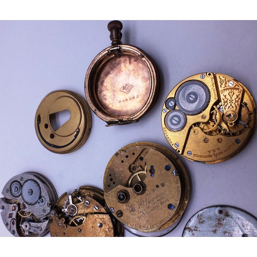 180 - SELECTION OF POCKET WATCH PARTS