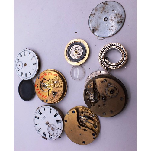 180 - SELECTION OF POCKET WATCH PARTS