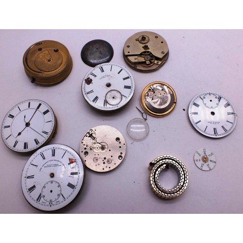 180 - SELECTION OF POCKET WATCH PARTS