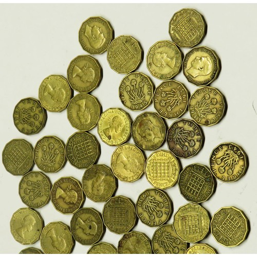 270 - BAG OF THREEPENCE PIECES