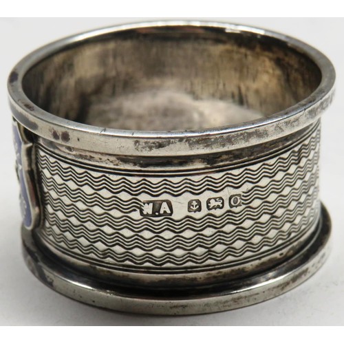 273 - TWO SILVER NAPKIN RINGS