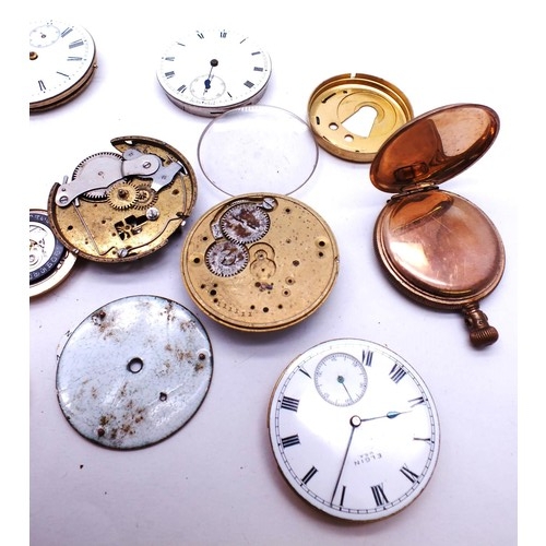 180 - SELECTION OF POCKET WATCH PARTS