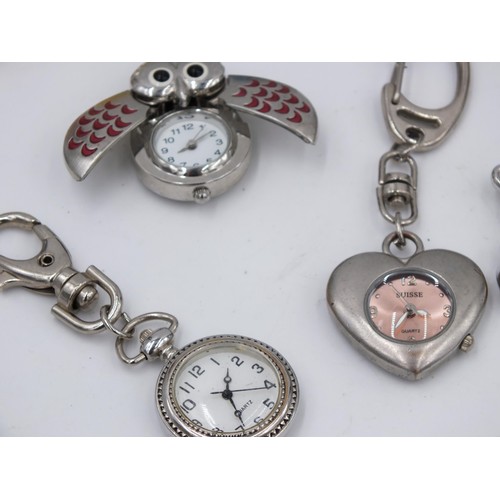 295 - SELECTION OF NOVELTY WATCHES/MINIATURE CLOCKS