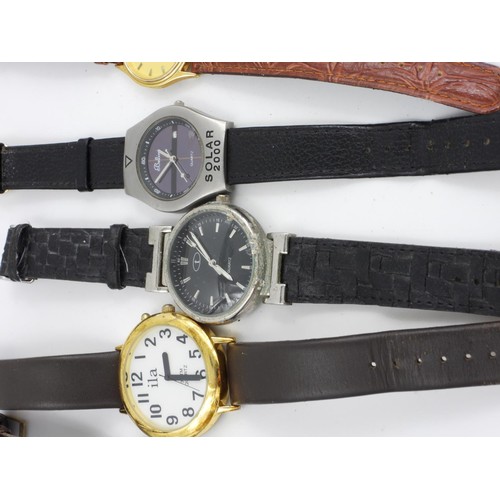 296 - TEN ASSORTED GENTS WATCHES