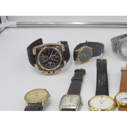 299 - TEN ASSORTED GENTS WATCHES