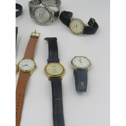 299 - TEN ASSORTED GENTS WATCHES