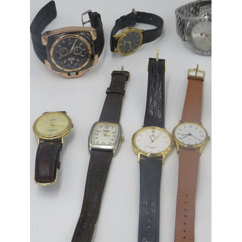 299 - TEN ASSORTED GENTS WATCHES