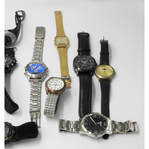 362 - TEN ASSORTED MENS WATCHES