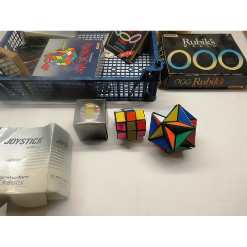 376 - JOB LOT OF VINTAGE RUBIK'S CUBES