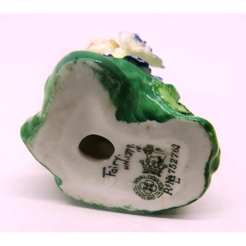 514 - VINTAGE COLLECTABLES INCLUDES ROYAL DOULTON YUM YUM, ROYAL DOULTON FAIRY, CARVED JADE ON STAND