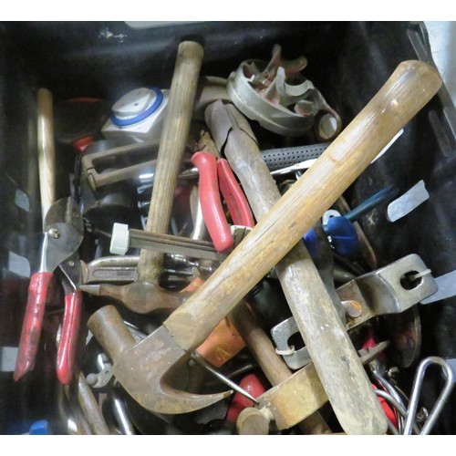 481 - BOX LOT OF OLD TOOLS