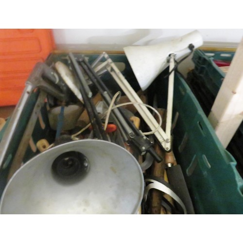 497 - GOOD BOX LOT OF OLD TOOLS