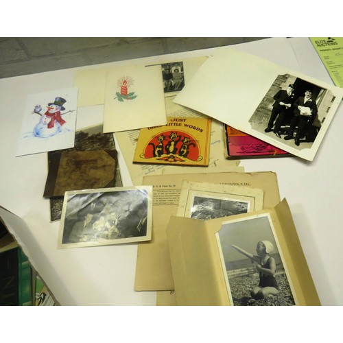 508 - COLLECTION OF 33 EPHEMERA & PHOTOGRAPHS