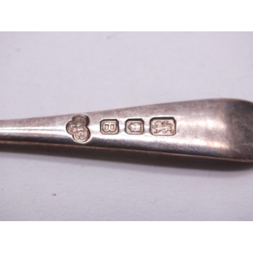 151A - 12x LONDON HALLMARKED 1937 SILVER SPOONS THE GOLDSMITHS AND SILVERSMITHS COMPANY IN ORIGINAL BOX-204... 