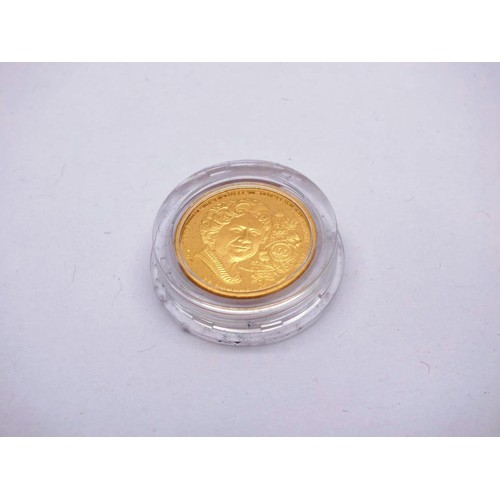 455 - GUERNSEY 24CT £25 QUARTER OUNCE- 7.77G