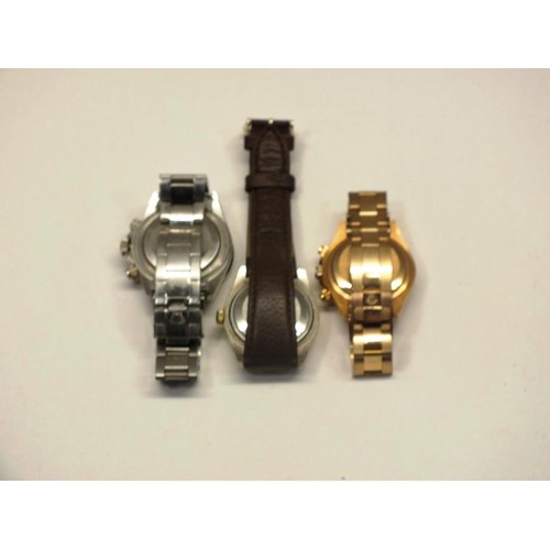 358 - THREE GENTS AUTOMATIC WATCHES