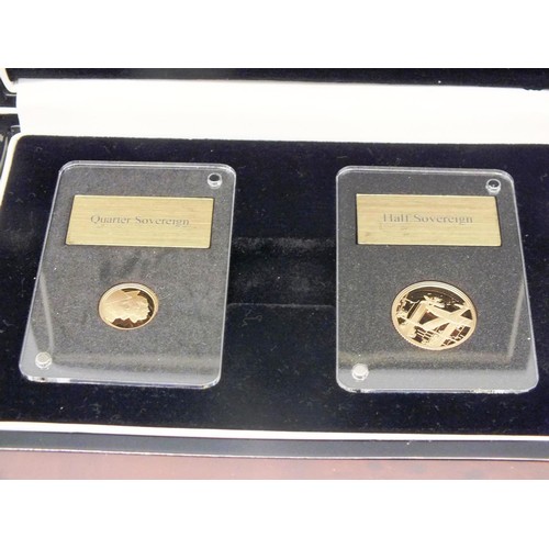 446 - GIBRALTAR D'DAY HALF AND QUARTER 2019 PROOF SOVEREIGNS- 6G