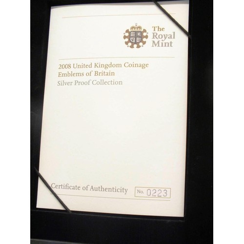 445 - 2008 SILVER PROOF COIN SET