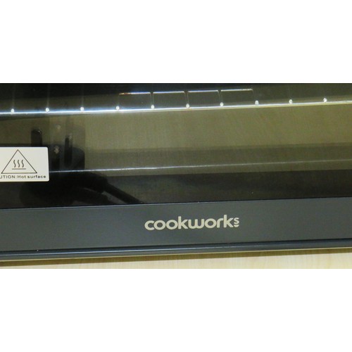 583 - LIGHTWEIGHT BRAND NEW ELECTRICAL COOKWORKS TABLE TOP COOKER WITH POWER TIMER AND TEMPERATURE CONTROL... 