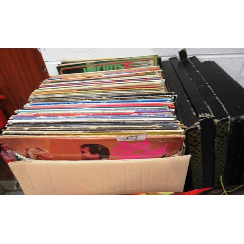 372 - JOB LOT OF LP'S AND SINGLES