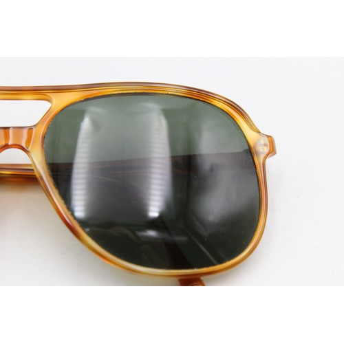 21 - Classic Vintage BAUSCH & LOMB RAY-BAN Tortoiseshell Effect Oversize SUNGLASSES