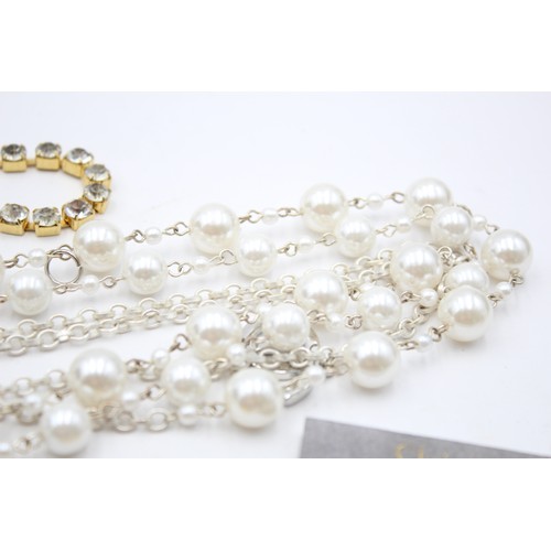 23 - Five Contemporary Fashion JEWELLERY Sets includes Gold Tone, Faux Pearl, Rhinestone