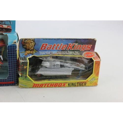 26 - Four Vintage Boxed MATCHBOX Diecast Models Includes Submarine Chaser K-305, K-20, K-104