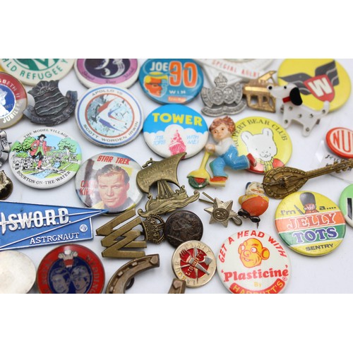 27 - 50 x Antique & Vintage BADGES Includes Enamel, Advertising, Awards, Clubs Etc