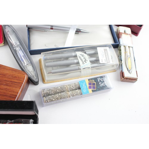 38 - 18 x Assorted Vintage BOXED WRITING INSTRUMENTS Includes Fountains, Ballpoints Etc