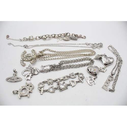 63 - 10 x Contemporary Fashion JEWELLERY Sets inc. Statement, Silver Tone, Rhinestone