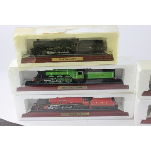 74 - 8 x Assorted Decorative Locomotive Ornaments Includes Tinplate Flying Scot's Man