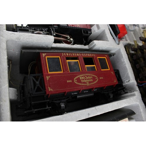 82 - Boxed Vintage Lehmann L.G.B 1881 - 1981 100 Year Anniversary Train Set