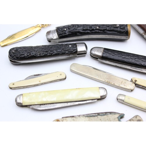 83 - 14 x Assorted POCKET KNIVES / TOOLS Includes Antique, Vintage, Multi-Tool Etc