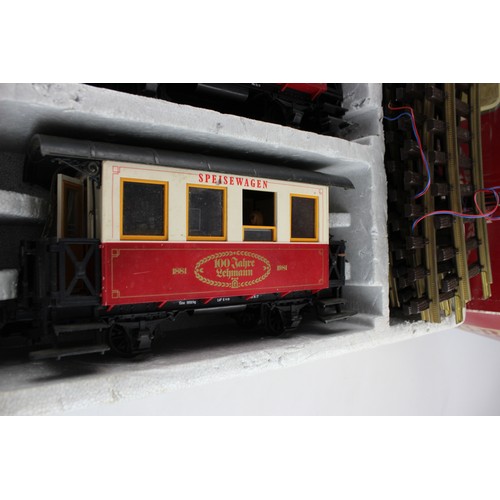 82 - Boxed Vintage Lehmann L.G.B 1881 - 1981 100 Year Anniversary Train Set