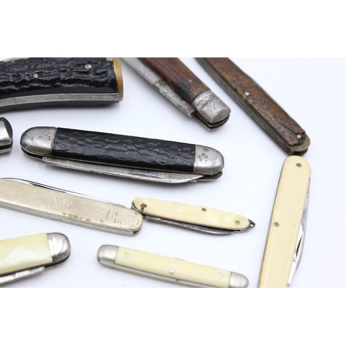 83 - 14 x Assorted POCKET KNIVES / TOOLS Includes Antique, Vintage, Multi-Tool Etc