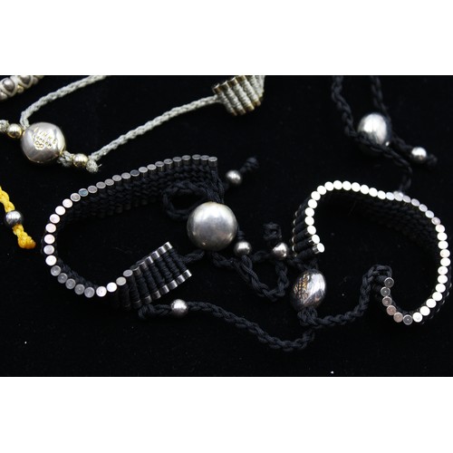 147 - 6 x Contemporary Fashion BRACELETS inc. Silver Tone