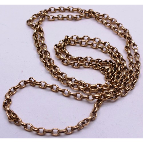 428 - 9CT GOLD BELCHER LINK CHAIN-18G