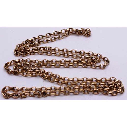 428 - 9CT GOLD BELCHER LINK CHAIN-18G