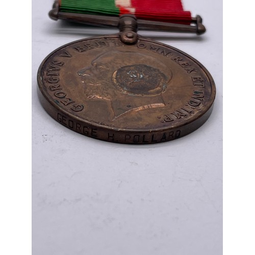 579 - MERCANTILE WW1 MARINE MEDAL