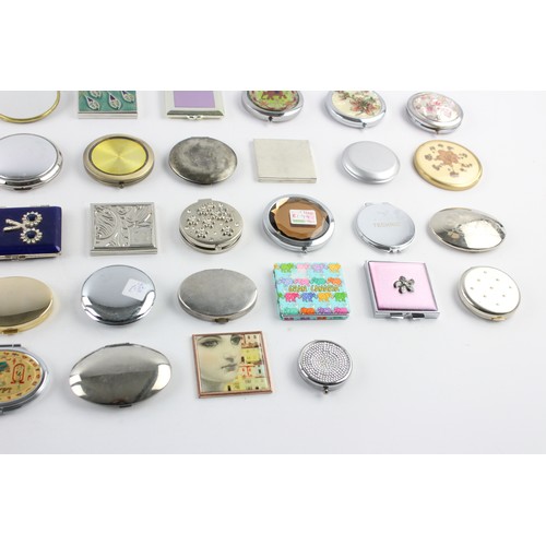 80 - 50 x Assorted Vintage Ladies Vanity Handbag MIRRORS Inc Vintage, Silver Plate